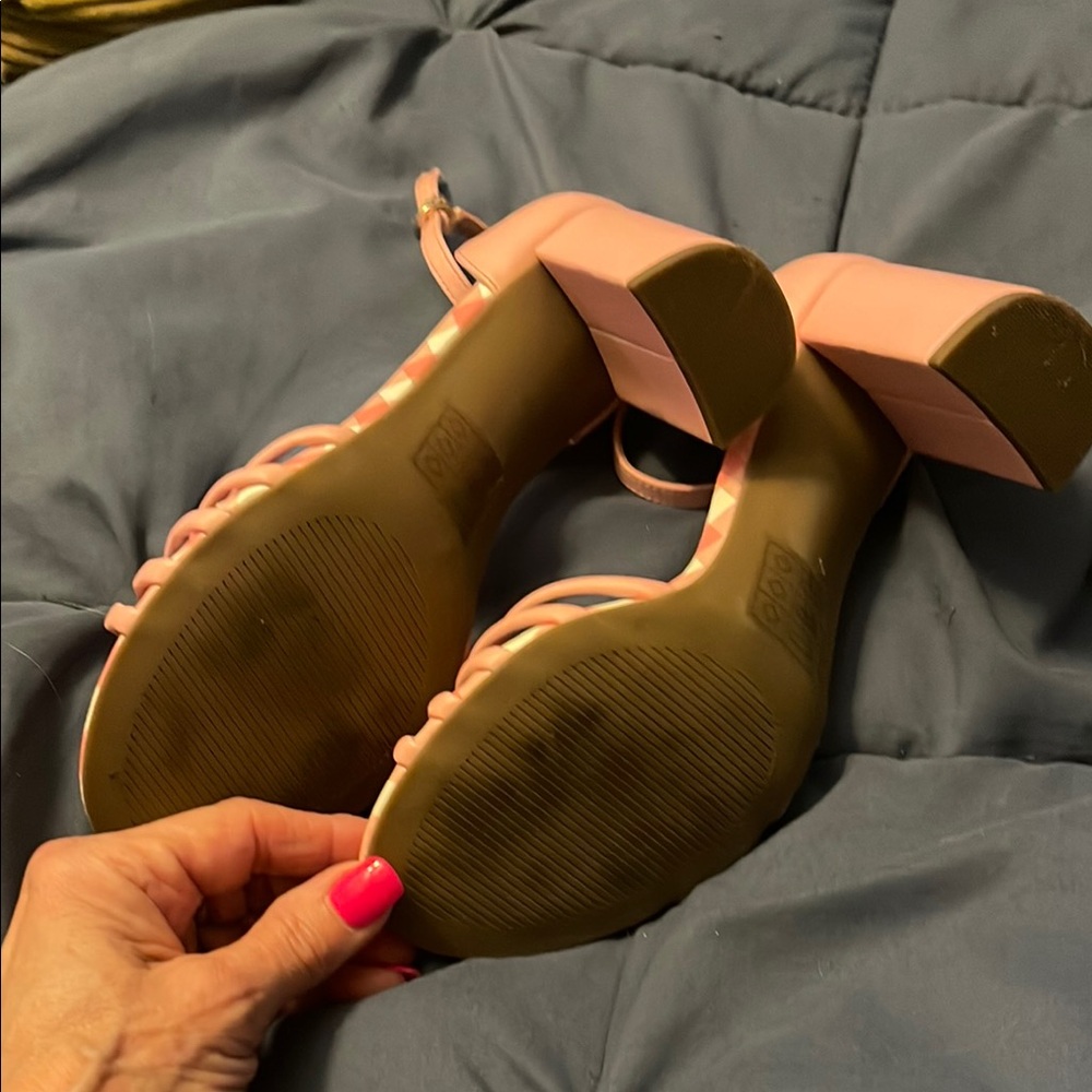 Draper James Elegant Pink Strappy Heels - Picture 5 of 5